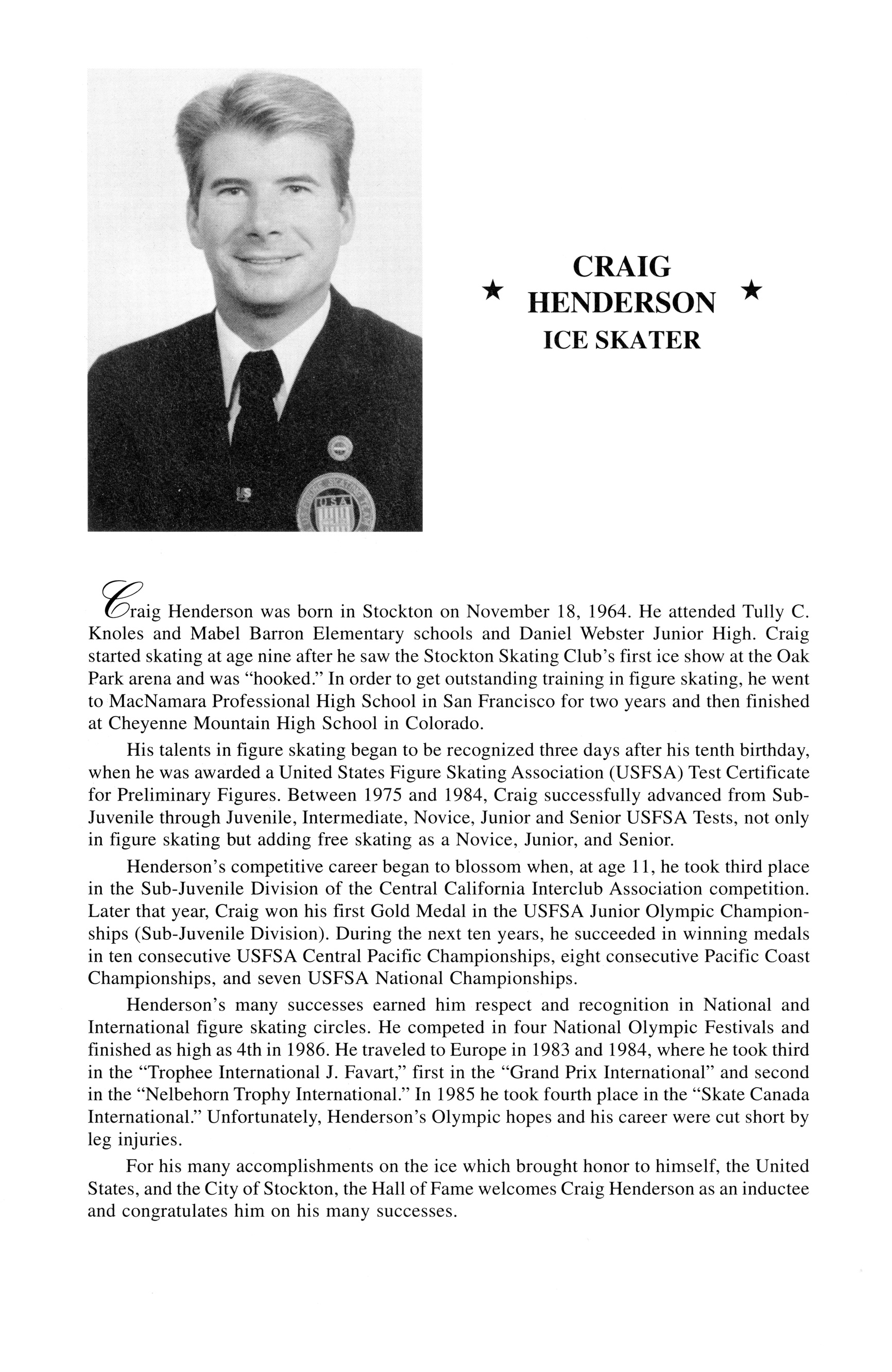 Craig Henderson Stockton Athletic