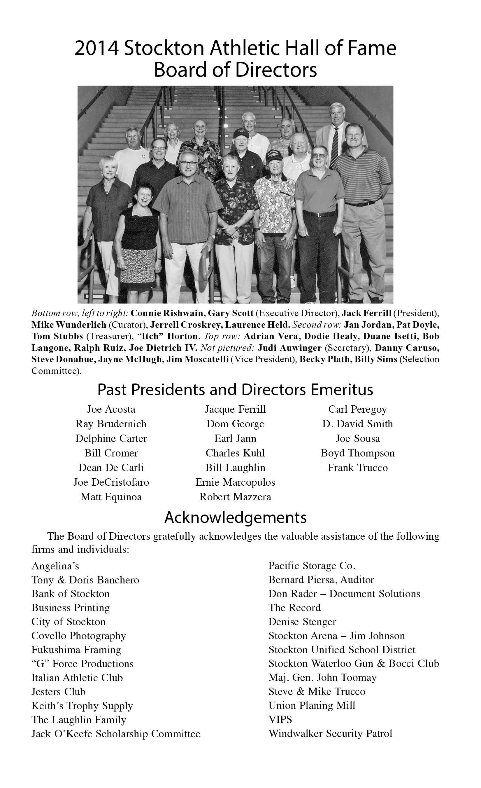 2014 board of directors