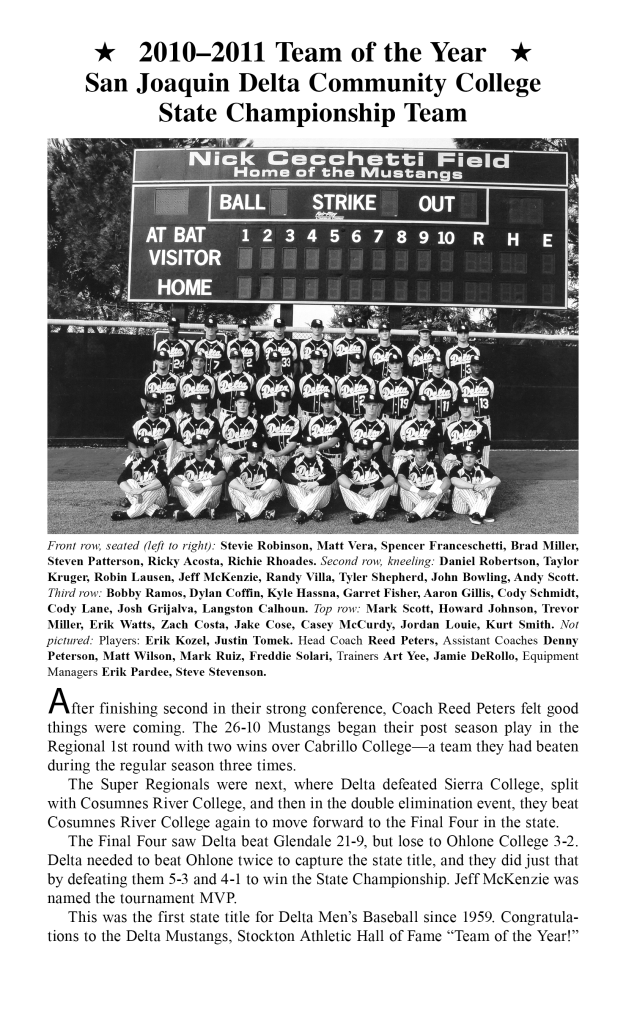 San Joaquin Delta Community College Stockton Athletic